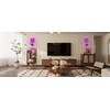 GOODATE Battery Operated Wall Sconce with Remote Control, 15 Colors