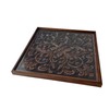 Ottoman Tray 24x24 inches Square Engraved Ottoman Tray for Living