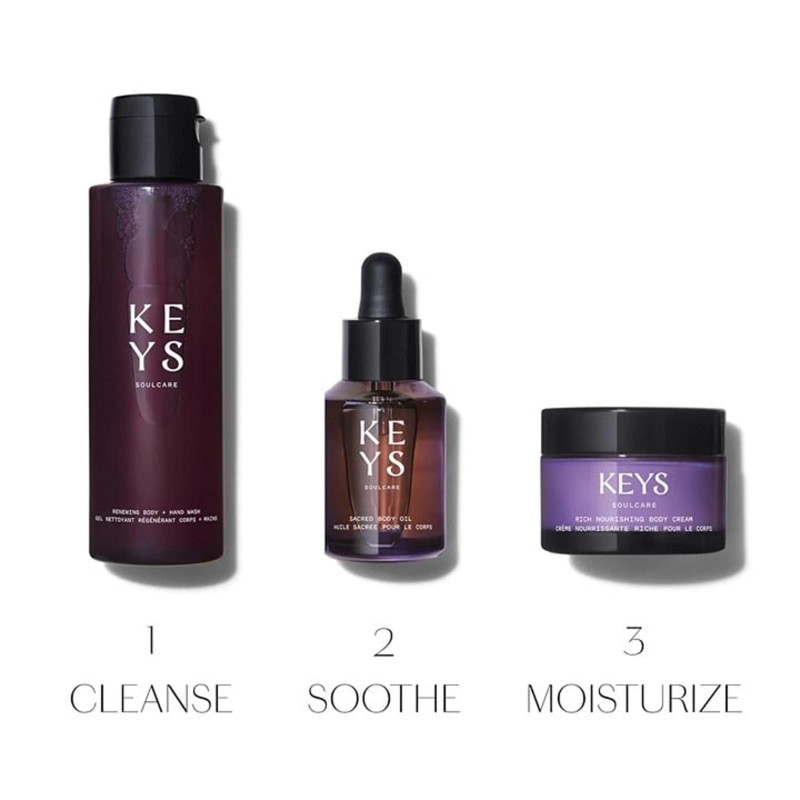 Keys Soulcare Body + Soul Starter Set includes Body Wash,