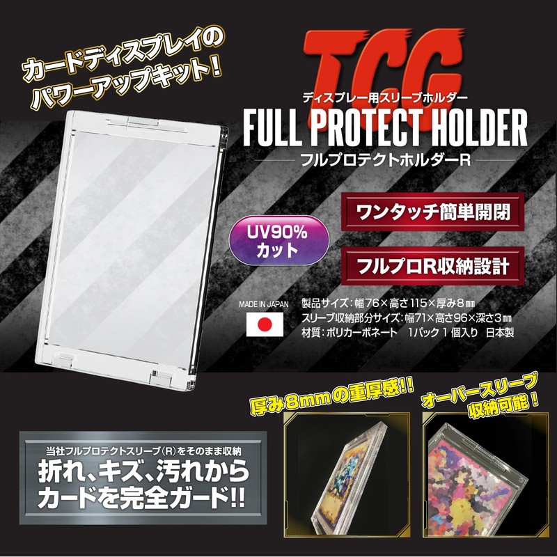 Kawashima Seisakusho Full Protect Holder R 1 Piece Clear (Set