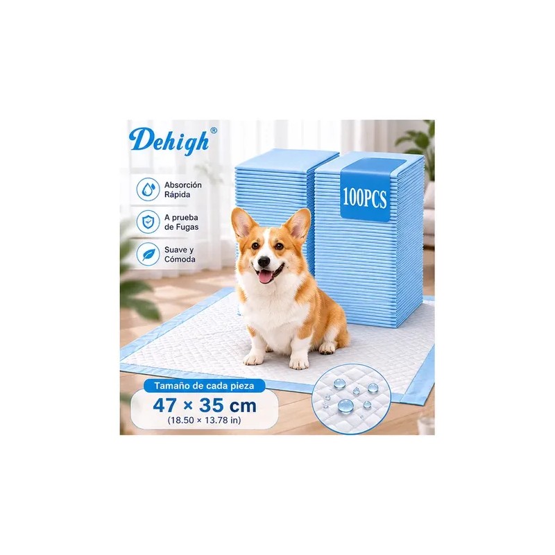 Tapetes Sanitarios Absorbentes Para Perros Dehigh 33x45 Cm Zk-s