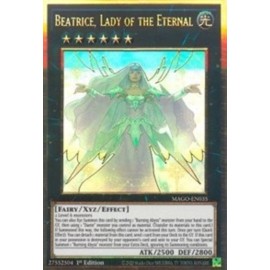 Beatrice, Lady of the Eternal - MAGO-EN035 - Premium Gold Rare - 1ST N/M