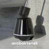 Cepillo para inodoro de silicona SAVEGA® L'original negro y gris