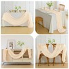 12PCS Cheesecloth Table Gauze Boho Rustic Runner 35x120 Inch Long