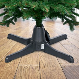 Fraser Hill Farm 360-Degree Rotating Tree Stand for Up to 7.5' Artificial Christmas Trees, FFRSTD-026, 26 Inch, Green