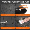 powoq 3rd Row Cargo Mat Compatible with 2021-2025 Toyota Sienna
