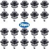 OAUTOO 20pcs Tailgate Spoiler Clip for Honda 91513-T6A-003 CR-V Civic