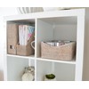 KOUBOO 1060080 La Jolla Shelf Basket, White-Wash