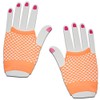 SHORT FISHNET HAND GLOVES PARTY FANCY DRESS TUTU (Orange)