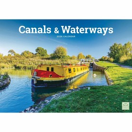 Carousel Worldwide, Canals & Waterways 2026 A4 Wall Calendar