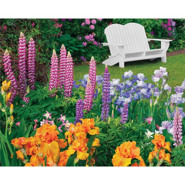 Springbok Puzzles - Garden Retreat - 1500 Piece Jigsaw Puzzle - Large 28.75 Inches by 36 Inches Puzzle - Made in USA - Unique Cut Interlocking Pieces