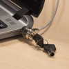 Ewent EW1242 Steel Security Cable with Lock for PC Laptop,