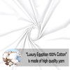 White Flat Sheet King Size 100% Egyptian Cotton 300 Thread