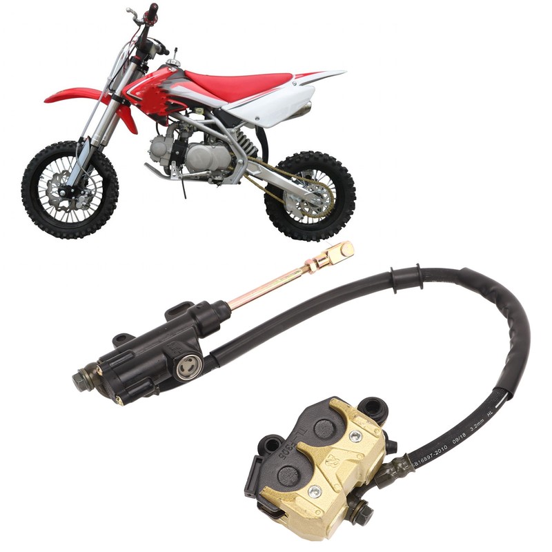 Hydraulic Rear Disc Brake Caliper System With Brake Pads Replacement