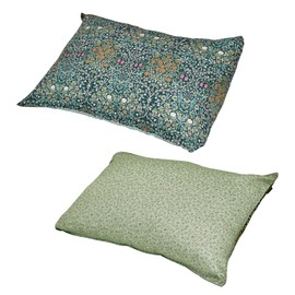 Nishikawa PJ04335667 Pillowcase, Compatible with Pillows, 24.8 x 16.9 inches (63 x 43 cm), Wide Size, Washable, 100% Cotton, Morris Gallery, Blackthorn, Envelope Type, Reversible, Made in Japan, Green