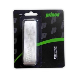 Prince Unisex ResiThin 1x basic grip tapes, Unisex, ResiThin 1er, White, One size