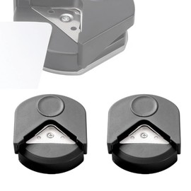 GXGM Black Corner Punch, Mini Corner Round Set, Round Punch, Corner Rounder for Laminating Pouches, Rounding Corners Punch