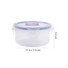 Lock & Lock 70100 L&L Classic Short Round Container, Clear