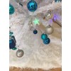 60/78/90/122cm Christmas Snow Plush Tree Skirt Xmas Base Floor Mat