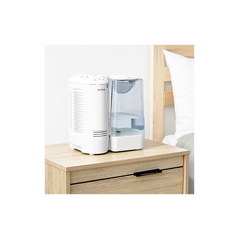 Optimus U-32010 3.0 Gallon Warm Mist Humidifier with Wicking Vapor