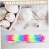 BESPORTBLE 4pcs Precut Shaggy Fabric Strips for DIY Projects for