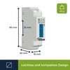 EMDIN01 Monophase Electricity Meter in kWh to Mount on DIN