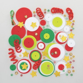 Baker Ross FC174 Christmas Tree Stacking Set, Pack of 3, Children's Art Set for Crafts and Decorating at Christmas