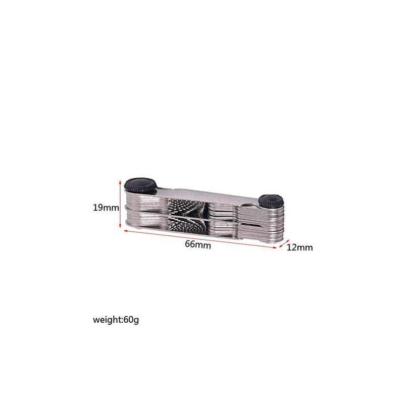 Alnicov 52 PCS Screw Pitch Measuring Tool Set，Screw Thread Pitch