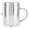 Tea Cup Portable 304 Stainless Steel Water Cup with Lid