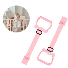 Pack of 2 Adjustable Hand Rings for Baby Beds, Support Rings for Toddlers, Rings for Baby Cot, Removable Hanging Rings for Cribs, Baby Bed Pram Rings, Baby Playpen Rings