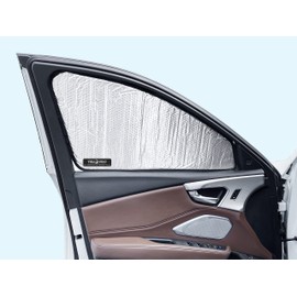 YelloPro Side Window Front Seat Sunshade (Set of 2) Custom Fit for 2019 2020 2021 2022 2023 2024 Acura RDX SUV, UV Reflector Sun Protection (Made in USA)