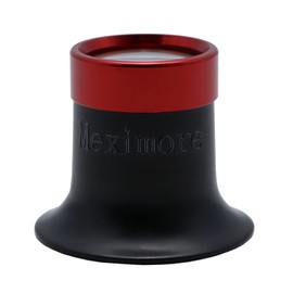 10X Eye Loupe Jewelry Magnifier Aluminium Alloy Magnifying Watchmakers Repair Tool for Gems, Stamps, Coins, Hobbies