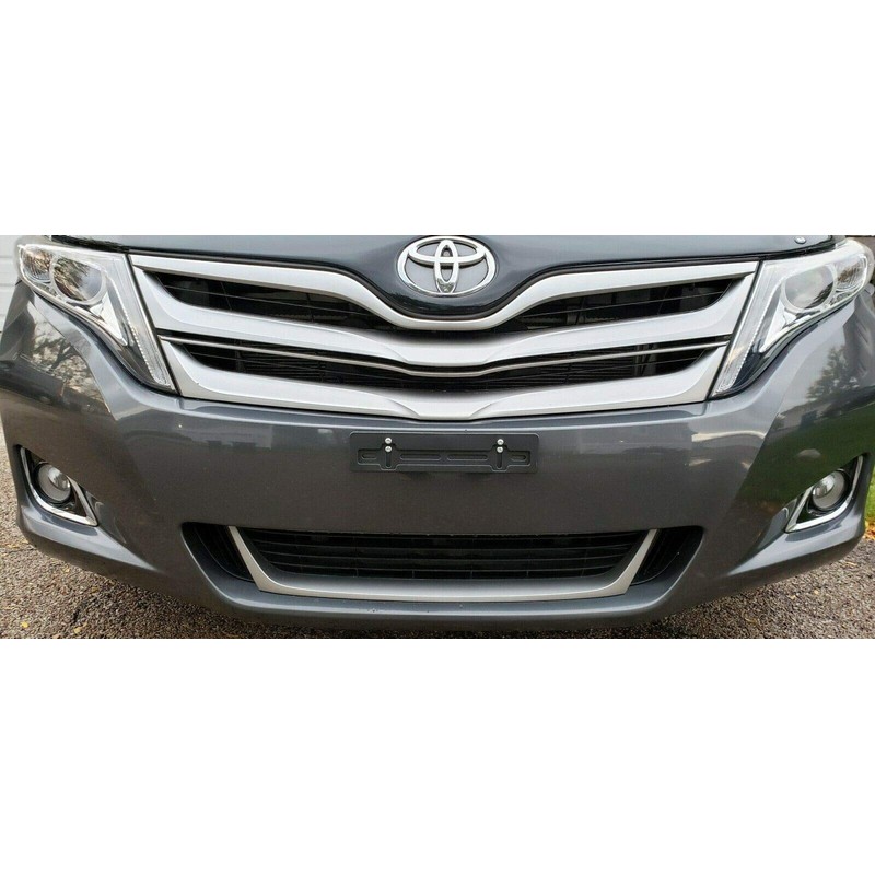 Front License Plate Tag Holder Mounting Adapter Bumper Kit Bracket