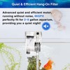DaToo Aquarium Filter Hang On Waterfall Small Fish Tank Filter