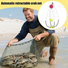 Trampa Plegable para Cangrejos de Acero Inoxidable y Pesca Marina Efectiva