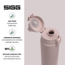 SIGG - Stainless Steel Drinking Bottle - Shield ONE Dusk - Suitable for Carbonated Drinks - Leak-Proof - Feather-Light - BPA-Free - Outdoor & Fitness - 0.75 L