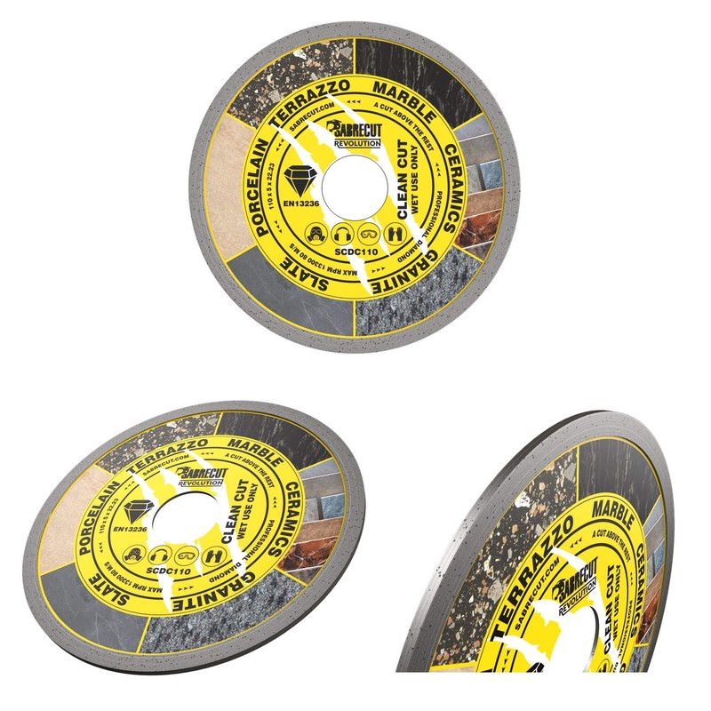 1 x SabreCut SCDC110 110mm (4.3 inch) x 5mm x