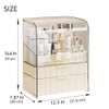 PLINJOY Makeup Storage Organizer Box Large Cosmetic Display Cases Dustproof