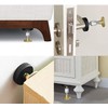4 Piezas Marco de Cama Roscado Ajustable, Tapones de Cabecero,