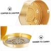 Ipetboom Copper Moxibustion Box Portable Moxa Therapy Equipment for Relief