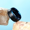 King Will 10mm Black Men's Tungsten Carbide Ring Matte Brushed