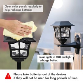 Tenergy AA Rechargeable Battery NiCd 1000mAh 1.2V Battery Pack for Solar Lights, Garden Lights, 4 Pack