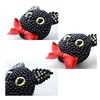 MIYUKI BFK-658 Beaded Kit, Crochet Cat Brooch Kit, Size Approx.