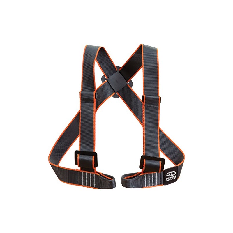 Climbing Technology Torse 7h149afctstd Harness, Black/Orange, One Size