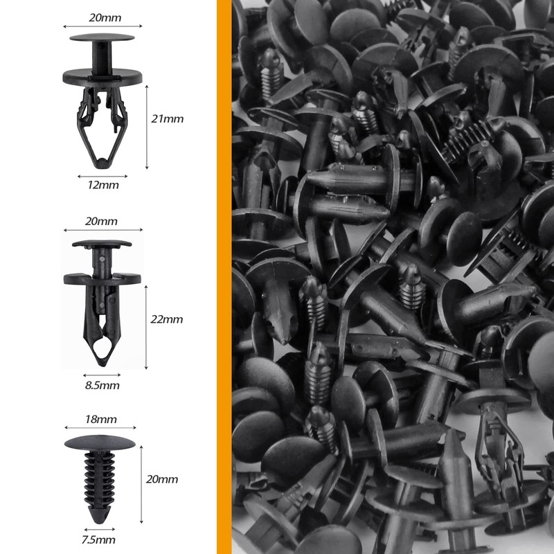 UNIGT 3 in 1 GM A20991 Fender Liner Clips Compatible