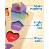 Puzzle De Clavijas De Madera Coogam Montessori, Tablero De C