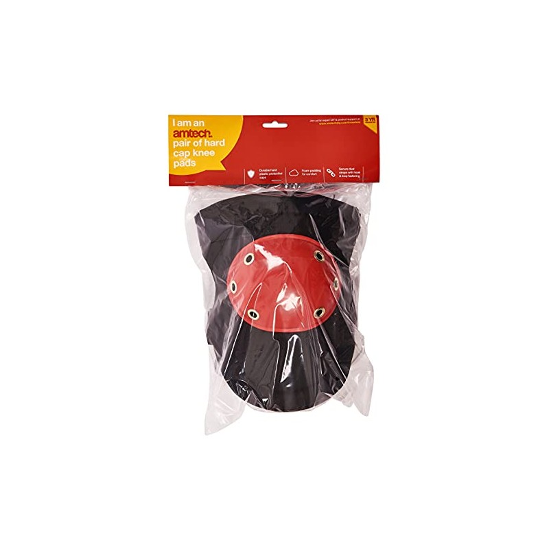 Amtech N2550 Pair of Hard Cap Knee Pads, Work Knee