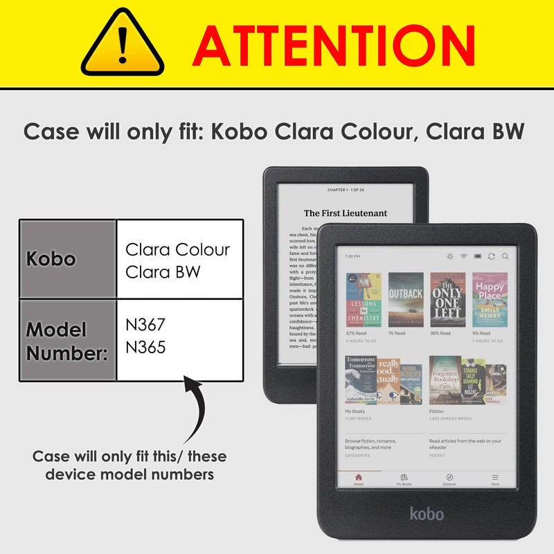 Forefront Cases Case for Kobo Clara Colour/Clara BW - Protective