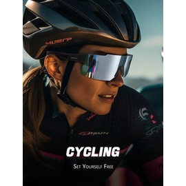 MIAROZ Golf Sunglasses for Men Women: UV400 Protection TR90 Frame Sports Glasses - Lightweight Visor Sunglasses for Cycling Running Cricket