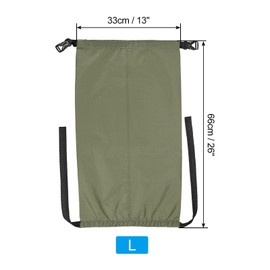 PATIKIL CCTV01 Compression Storage Bag Large Waterproof Sleeping Bag Storage Bag for Backpacking Camping Army Green